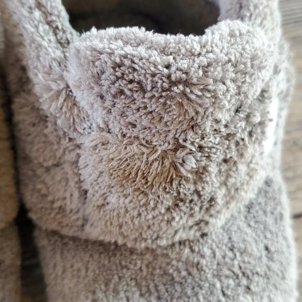 UGG gray unisex kids boots velcro comfy size 4/5 US - Picture 6 of 8